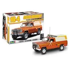 Jeep J-10 pickup with camper