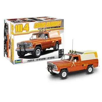 Jeep J-10 pickup with camper
