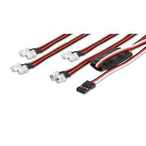 LED Licht-Set 4+4 über Radio
