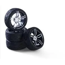 1:10 Räderset(4) Design 10Sp.silber 26mm