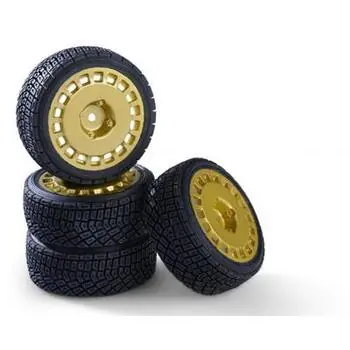 1:10 Räderset(4) Rally Design2 gold 26mm