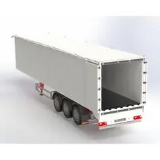1:14 3-Achs Kofferauflieger m.Schubboden 1:14 3-Achs Kofferauflieger m.Schubboden