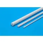 Rohrprofil 3mm (6) 400mm weiß Kst.