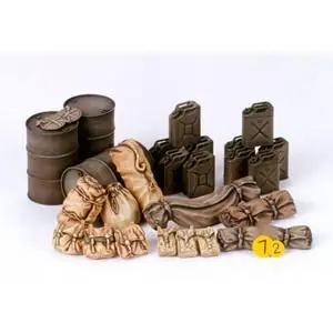 1:35 Diorama-Set Zubehör f.Allierte Fhz.