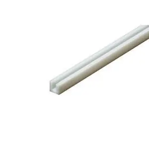 U-Profil 3x3mm (5) 400mm weiß Kst.