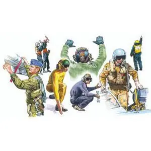 1:72 NATO Piloten und Bodenpersonal