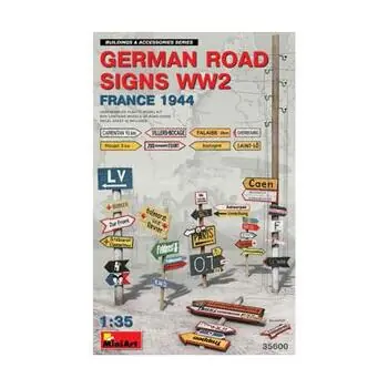 1:35 WW2 Dt. Verkehrszeichen Fra. 1944 *
