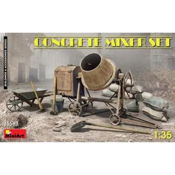 1:35 Betonmischmaschine m. Zubehör