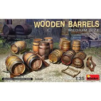 1:35 Holzfässer mittlere Größe (12)