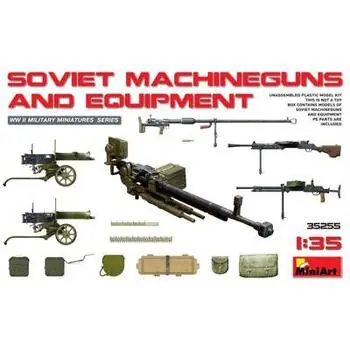 1:35 Sov. Machinengewehr-/Zubehör Set