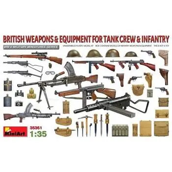 1:35 Brit. Infanterie/Pz. Waffen/Zubehör