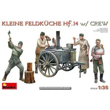 1:35 Kleine Feldküche Hf.14 mit Crew