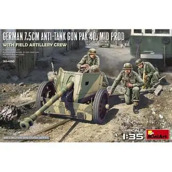 1:35 Dt. 7,5cm PaK 40 m.Crew (4) m Prod.