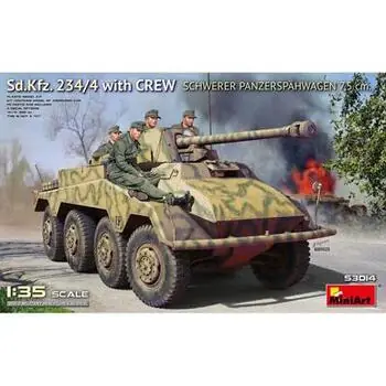 1:35 Dt. Sd.Kfz. 234/4 m. Mann.(4) 7,5cm