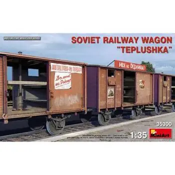 1:35 Sov. Eisenbahnwaggon Teplushka
