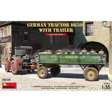 1:35 Dt. Traktor D8506 m. Anhänger (1)