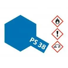 PS-38 Translucent Blau Polyc. 100ml