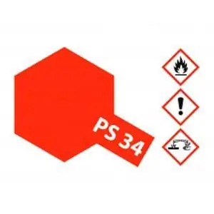 PS-34 Hellrot Polycarbonat 100ml