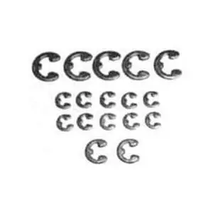 E-Ring Satz (17) 2mm/3mm/4mm