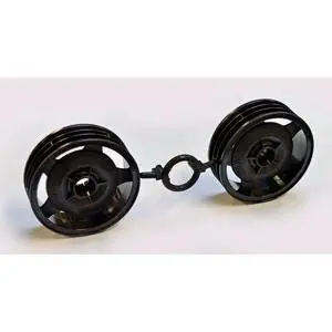 Felgen (2) Racing Fighter vo/sw 58628