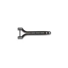 TRF421X Carb. Oberdeck hinten/2tlg. 2mm