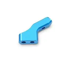TRF421X Alu Dämpferhalter hinten blau