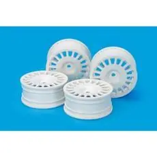 1:10 Felgen (4) Rally Dish weiß 24mm