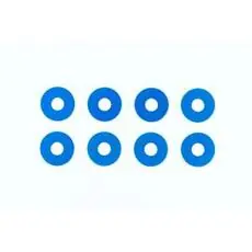 TRF Alu Distanzscheiben 0,75 mm blau (8)