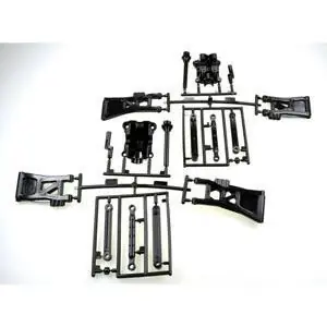TT-02B C-Teile Querlenker/Kar.-Halter