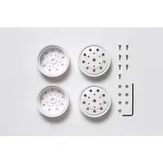 1:14 Truckfelgen 22mm (2) hi./weiss 12mm