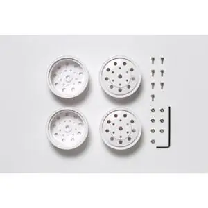 1:14 Truckfelgen 22mm (2) hi./weiss 12mm