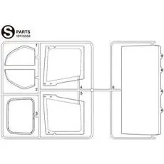 S-Teile Klarglasscheiben S770 56368