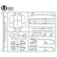 U-Teile Spiegel/Wischer S770 56368