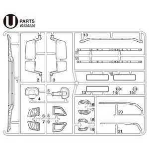 U-Teile Spiegel/Wischer S770 56368