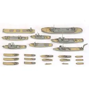 1:700 WL Dioramen-Set Schiffe&Boote (23)